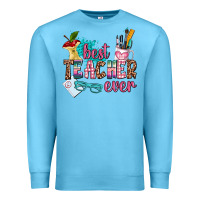 Ocean Blue best teacher ever Premium Sweatshirt - AdoDesignShop