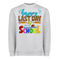 Heather Grey happy last day of school Heavyweight Sweatshirt - Artiststas