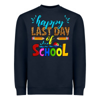 Navy happy last day of school Heavyweight Sweatshirt - Artiststas