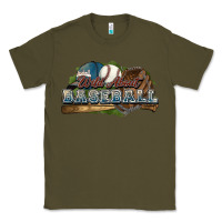 Army Green Wild about Baseball Classic Tee - HowdyJamesFarm