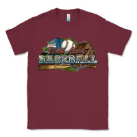 Burgundy Wild about Baseball Classic Tee - HowdyJamesFarm