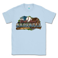 Dusty Blue Wild about Baseball Classic Tee - HowdyJamesFarm