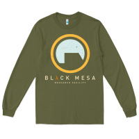 Army Green Black Mesa Research Facility T-Shirt Long Sleeve Tee - maiPhamDesign