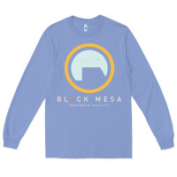 Colony Blue Black Mesa Research Facility T-Shirt Long Sleeve Tee - maiPhamDesign
