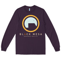 Plum Black Mesa Research Facility T-Shirt Long Sleeve Tee - maiPhamDesign