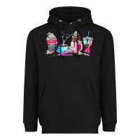 Black hair stylist coffee cup Heavyweight Hoodie - AdoDesignShop