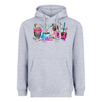 Heather Grey hair stylist coffee cup Heavyweight Hoodie - AdoDesignShop