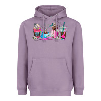 Lavender hair stylist coffee cup Heavyweight Hoodie - AdoDesignShop