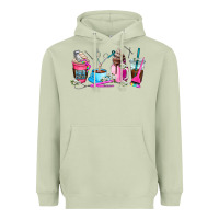 Matcha hair stylist coffee cup Heavyweight Hoodie - AdoDesignShop