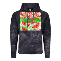 Cloud Black Watermelon and coconut summer 20oz skinny tumbler Vintage Hoodie - FaDigitalArtStudio