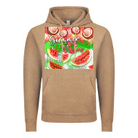 Vintage Coffee Watermelon and coconut summer 20oz skinny tumbler Vintage Hoodie - FaDigitalArtStudio