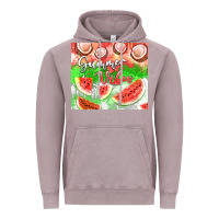 Vintage Zinc Watermelon and coconut summer 20oz skinny tumbler Vintage Hoodie - FaDigitalArtStudio