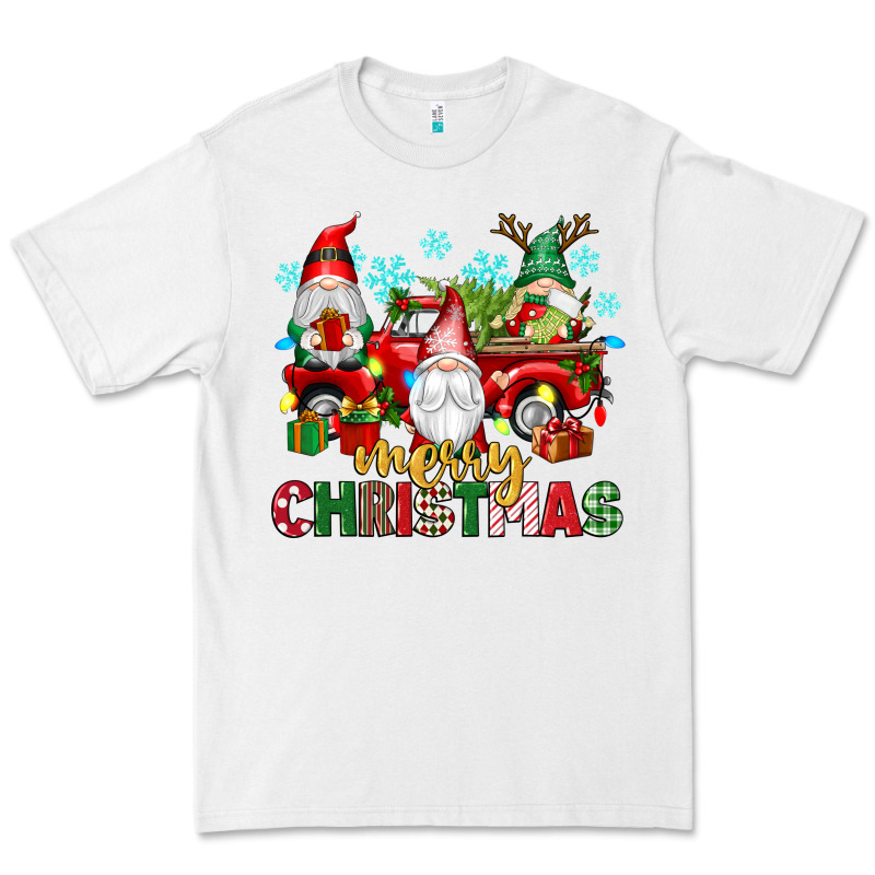 Merry Christmas Gnome Truck Premium Tee by texasbilliewilder | Teevron
