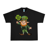 Black St. Patrick's day elf Urban Heavy Tee - CowGirlArtShop