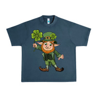Midnight Navy St. Patrick's day elf Urban Heavy Tee - CowGirlArtShop