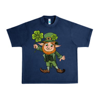 Navy St. Patrick's day elf Urban Heavy Tee - CowGirlArtShop