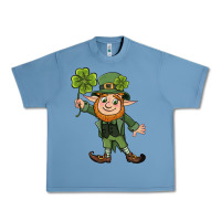 Pebble Blue St. Patrick's day elf Urban Heavy Tee - CowGirlArtShop