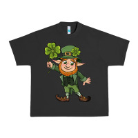 Pigment Black St. Patrick's day elf Urban Heavy Tee - CowGirlArtShop
