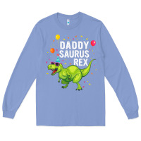 Colony Blue Mens Daddysaurus T Rex Dinosaur Daddy Family Matching Gifts Idea Long Sleeve Tee - maiPhamDesign