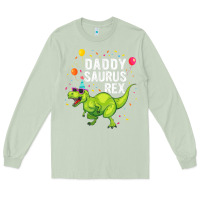 Matcha Mens Daddysaurus T Rex Dinosaur Daddy Family Matching Gifts Idea Long Sleeve Tee - maiPhamDesign