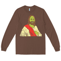 Chestnut zombie jesus halloween costume christian christ Long Sleeve Tee - maiPhamDesign