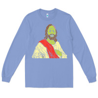 Colony Blue zombie jesus halloween costume christian christ Long Sleeve Tee - maiPhamDesign