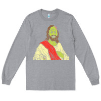 Heather Grey zombie jesus halloween costume christian christ Long Sleeve Tee - maiPhamDesign