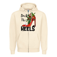 Sandshell deck the heels Christmas Zipper Hoodie - BarkalooDesign