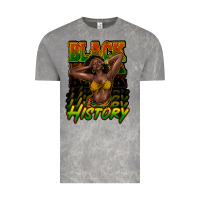 Black History Afro Woman Vintage Tee | Teevron