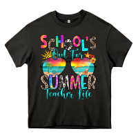 Asphalt school's out for summer teacher life Heavy Core Tee - RanaPortraitStore