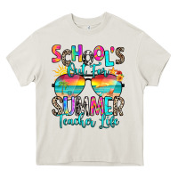Cream school's out for summer teacher life Heavy Core Tee - RanaPortraitStore