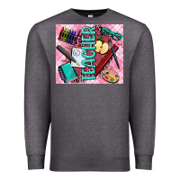 Charcoal Heather teacher Premium Sweatshirt - AdoDesignShop