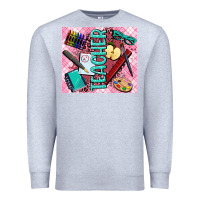 Heather Grey teacher Premium Sweatshirt - AdoDesignShop