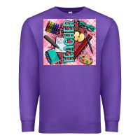 Purple teacher Premium Sweatshirt - AdoDesignShop
