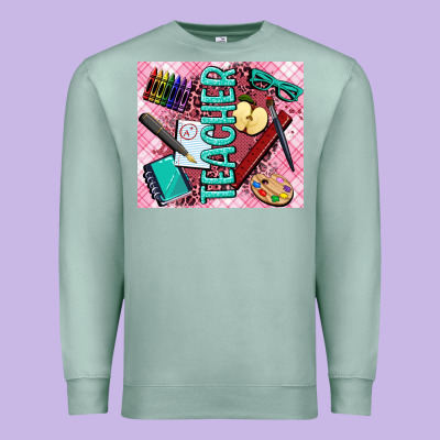 Teacher Premium Sweatshirt Designed By Adodesignshop
