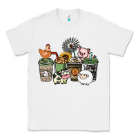 White Farm animal coffee cups Classic Tee - HowdyJamesFarm