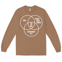 Toasted Coconut 1984 Brave New World Fahrenheit 451 Conspiracy T-Shirt Long Sleeve Tee - maiPhamDesign