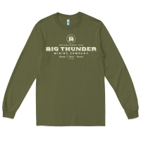 Army Green Big Thunder Mining Company - Theme Park Series T-Shirt Long Sleeve Tee - maiPhamDesign