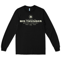 Black Big Thunder Mining Company - Theme Park Series T-Shirt Long Sleeve Tee - maiPhamDesign