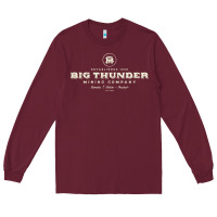 Burgundy Big Thunder Mining Company - Theme Park Series T-Shirt Long Sleeve Tee - maiPhamDesign