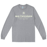 Heather Grey Big Thunder Mining Company - Theme Park Series T-Shirt Long Sleeve Tee - maiPhamDesign