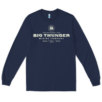Navy Big Thunder Mining Company - Theme Park Series T-Shirt Long Sleeve Tee - maiPhamDesign
