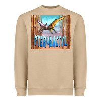 Mushroom dinosaur pterodactyl Heavyweight Sweatshirt - Artiststas
