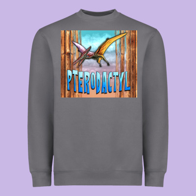 Dinosaur Pterodactyl Heavyweight Sweatshirt Designed By Artiststas