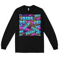 Black pride tribe seamless pattern Long Sleeve Tee - FaDigitalArtStudio