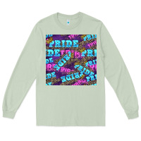 Matcha pride tribe seamless pattern Long Sleeve Tee - FaDigitalArtStudio