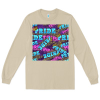 Mushroom pride tribe seamless pattern Long Sleeve Tee - FaDigitalArtStudio