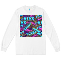 White pride tribe seamless pattern Long Sleeve Tee - FaDigitalArtStudio