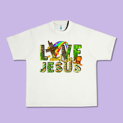 Love Like Jesus Urban Heavy Tee Designed By Cowgirlartshop