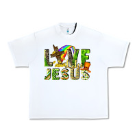 White Love like Jesus Urban Heavy Tee - CowGirlArtShop